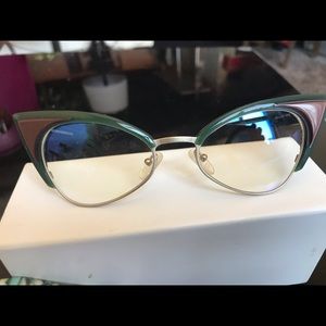 Andy Wolf Designer Eye Wear, green/bronze